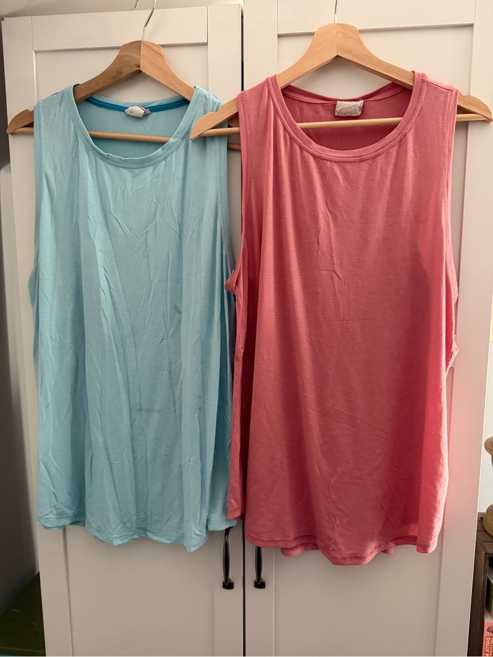 Women’s Champion Tank Top Duo - Pink and Light Blue